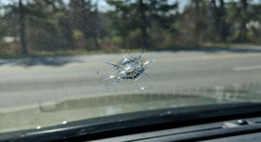 Cracked windshield in El Paso, TX