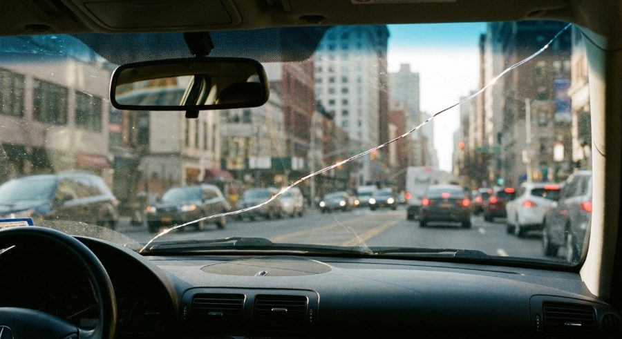 GMC Sierra HD windshield repair in El Paso, TX